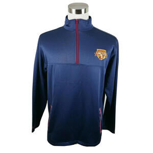 NBA Cleveland Cavaliers Mens 1/4 Zip Navy Pullover Shirt BDA Medium